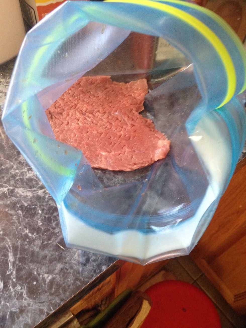 A ziplock bag works well here. If you don't have any bags a bowl will do.\ud83d\udc4d