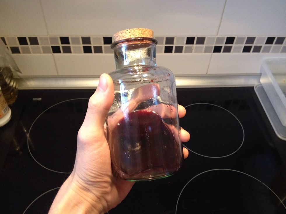 Aaaaaaaand that's all! Serve it however you want or store it in a clean bottle, but I betcha it won't last \ud83d\ude18 Enjoy!