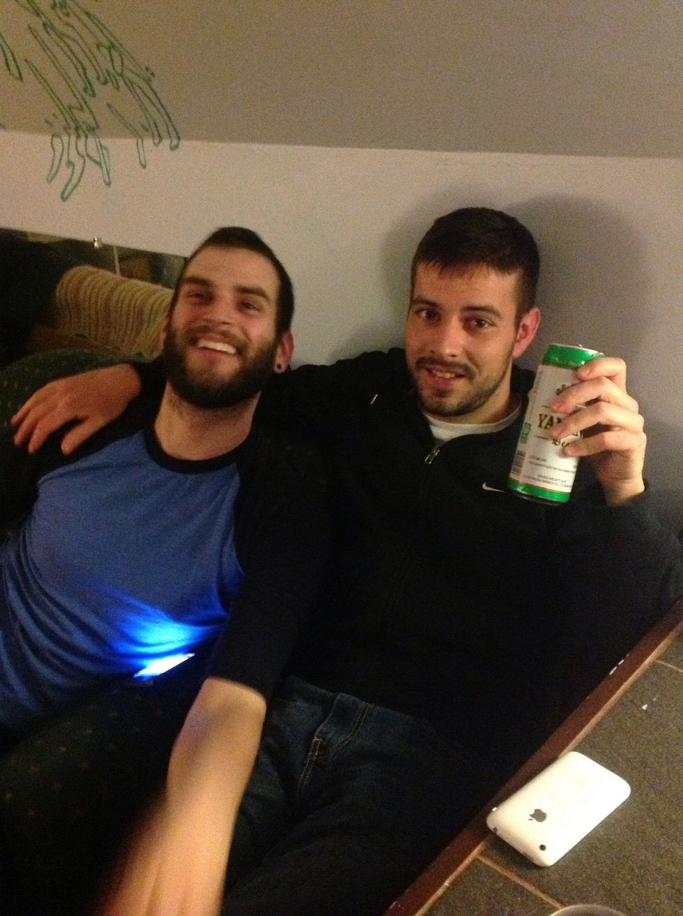 #abeardedboy and his bf, my bestie. Also: nsfw btw, fyi.