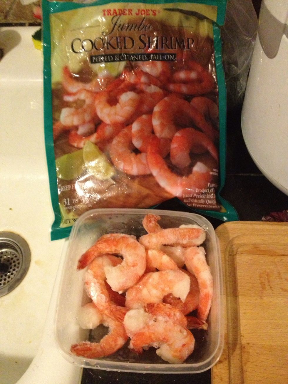 About 11 shrimps.