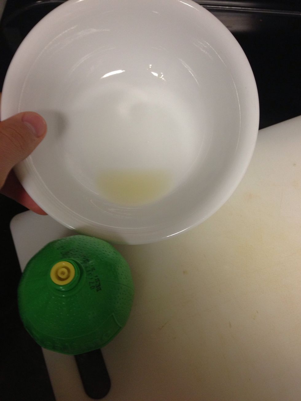 About 2 teaspoons of lime juice
