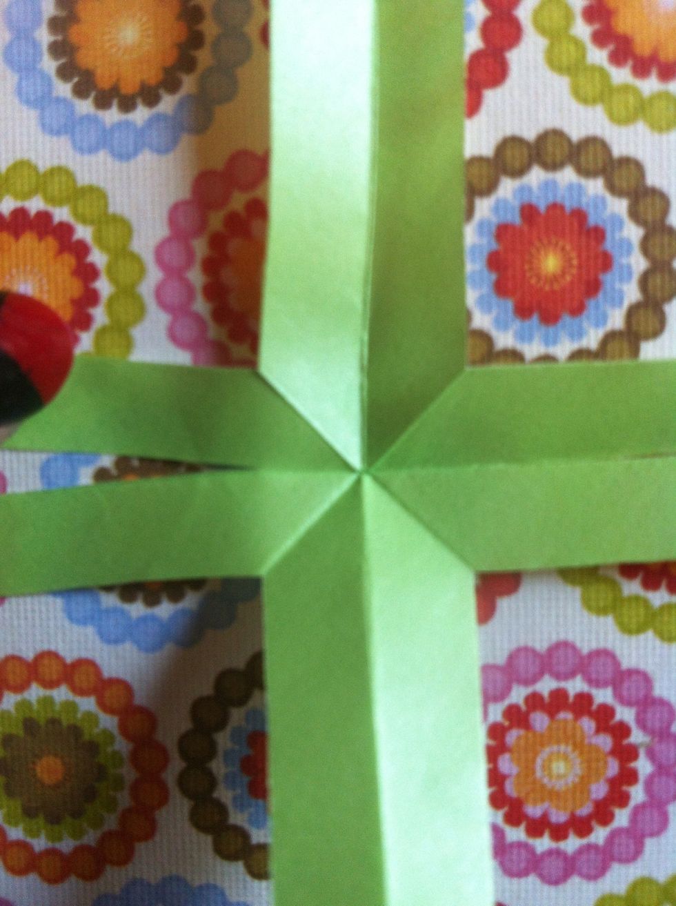 About here. Try to get them all the same.