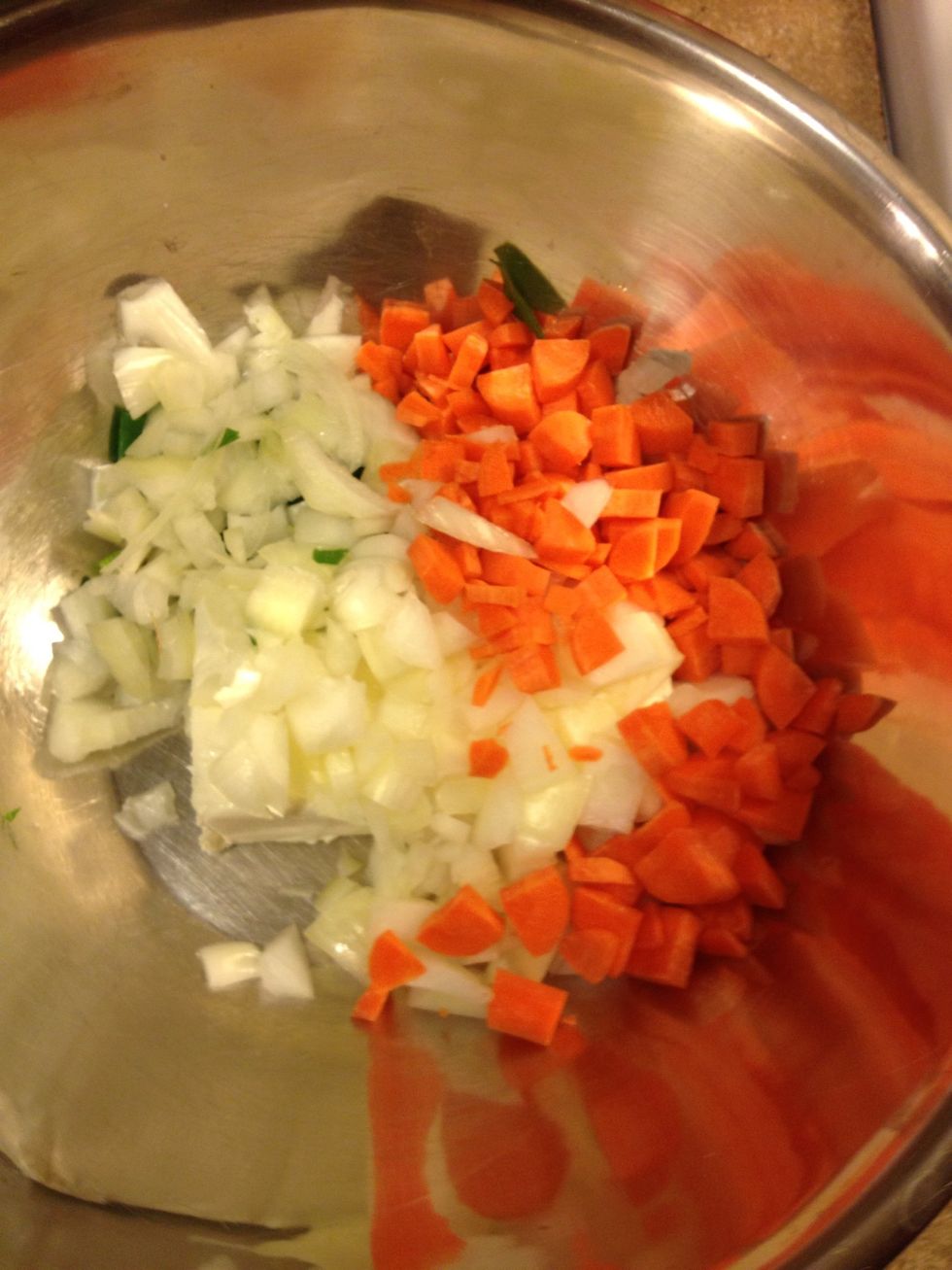 About two Carrots chopped
