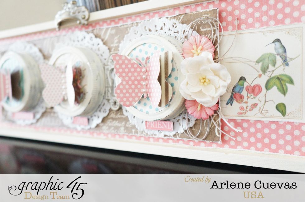 Accent with flowers and twine...