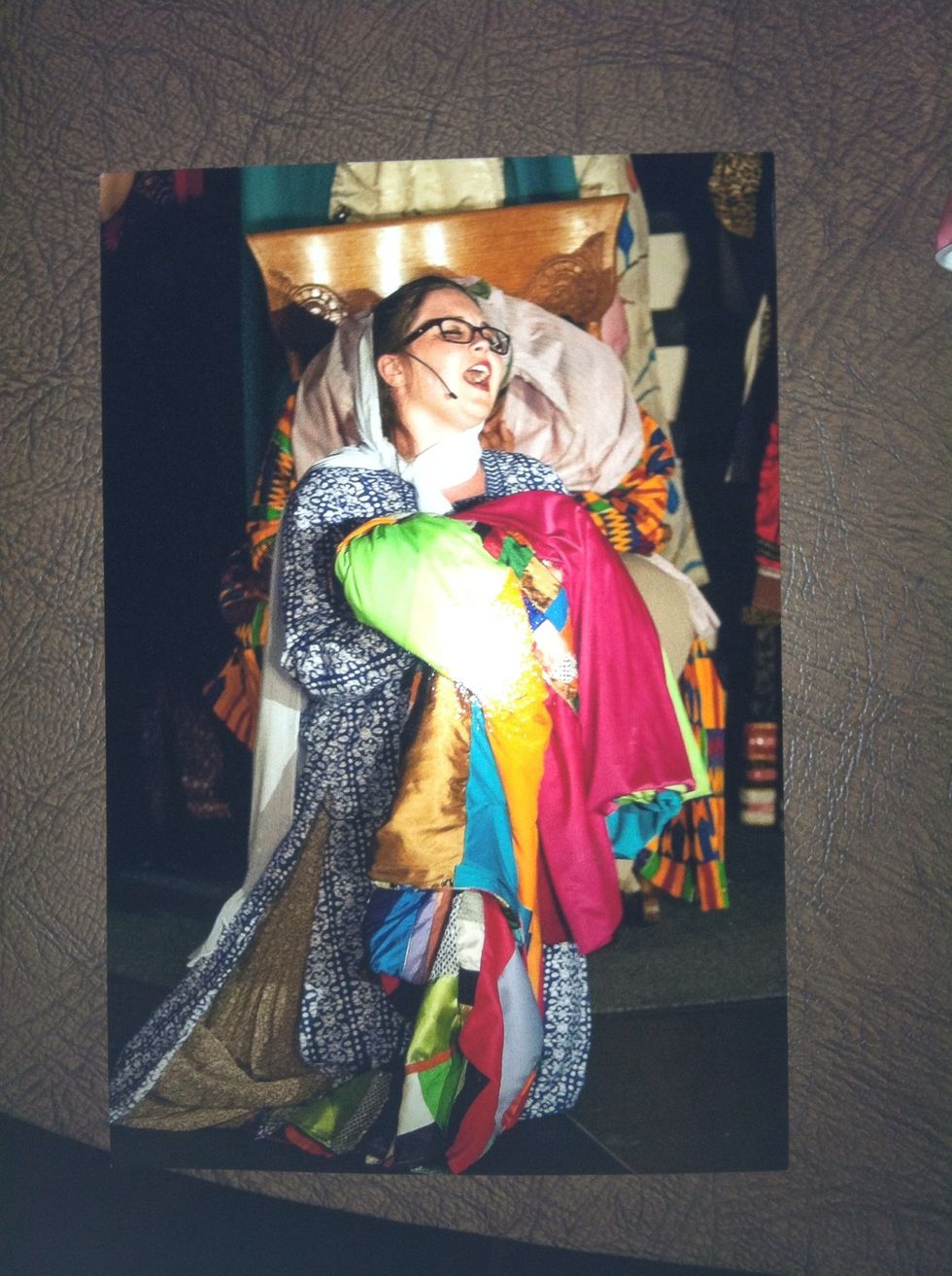 Acting requires all of my confidence to get up on stage. In the end Im always glad I did it and didn't hide from the world.