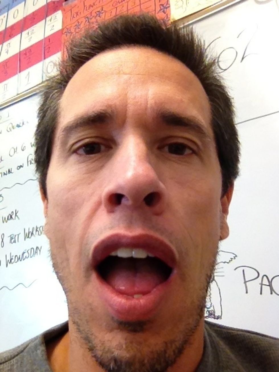 Action 1: OPEN your mouth