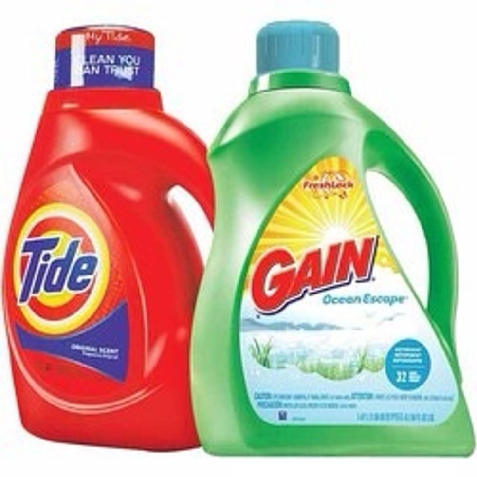 Ad tide or gain or any liquid DETERGENT