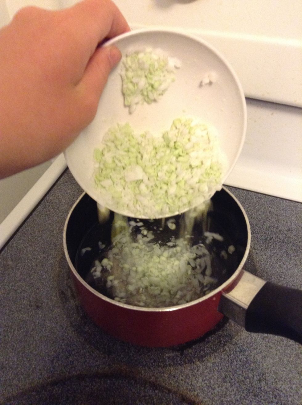 Add 1 1/2 cup shaved soap