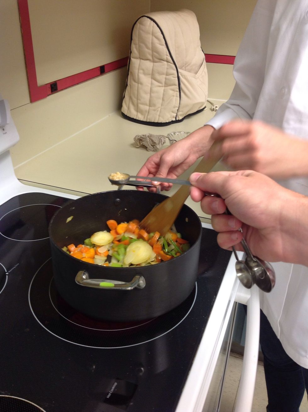 Add 1 1/2 t. Minced garlic