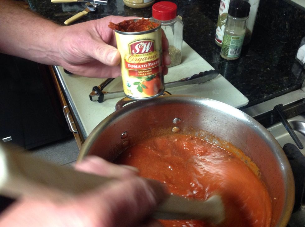 Add 1/2 -3/4 can tomato paste.