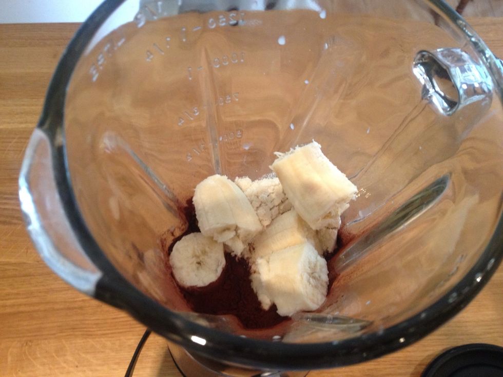 Add 1/2 banana