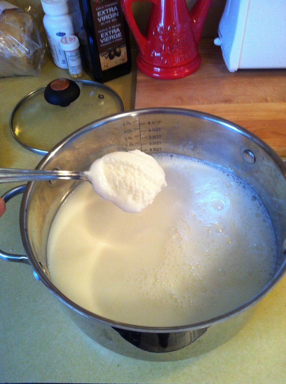 Add 1/2 Cup (Active culture) yogurt.