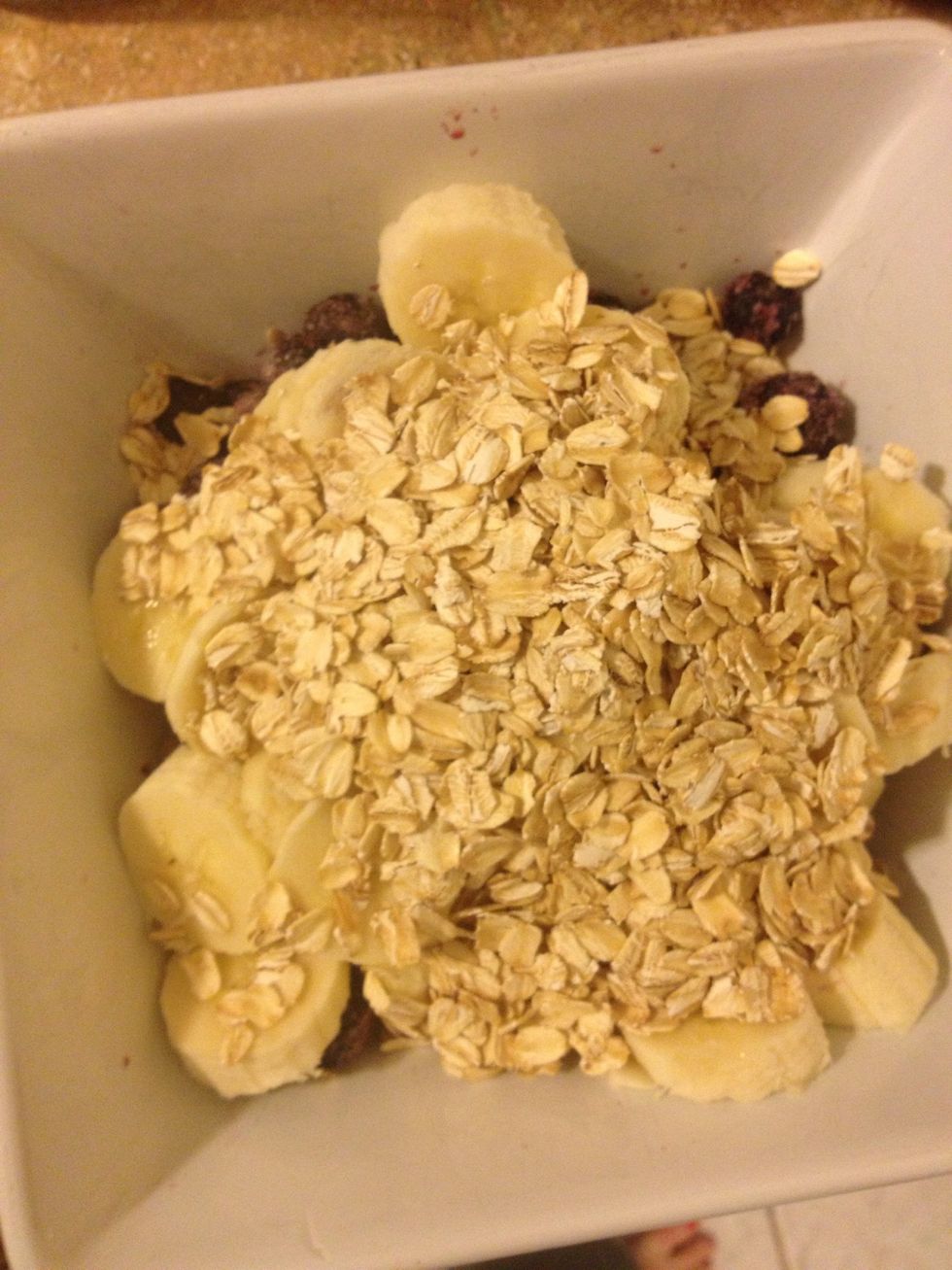 Add 1/2 cup oats