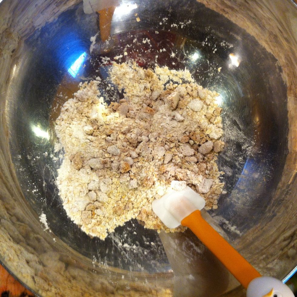 Add 1/2 cup of oats ...