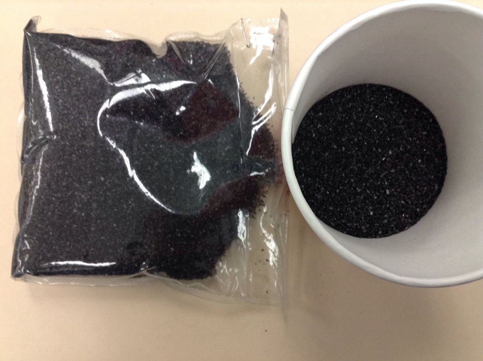 Add 1/2 cup sand/soil.