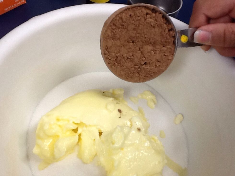 Add 1/2 cups of cocoa powder
