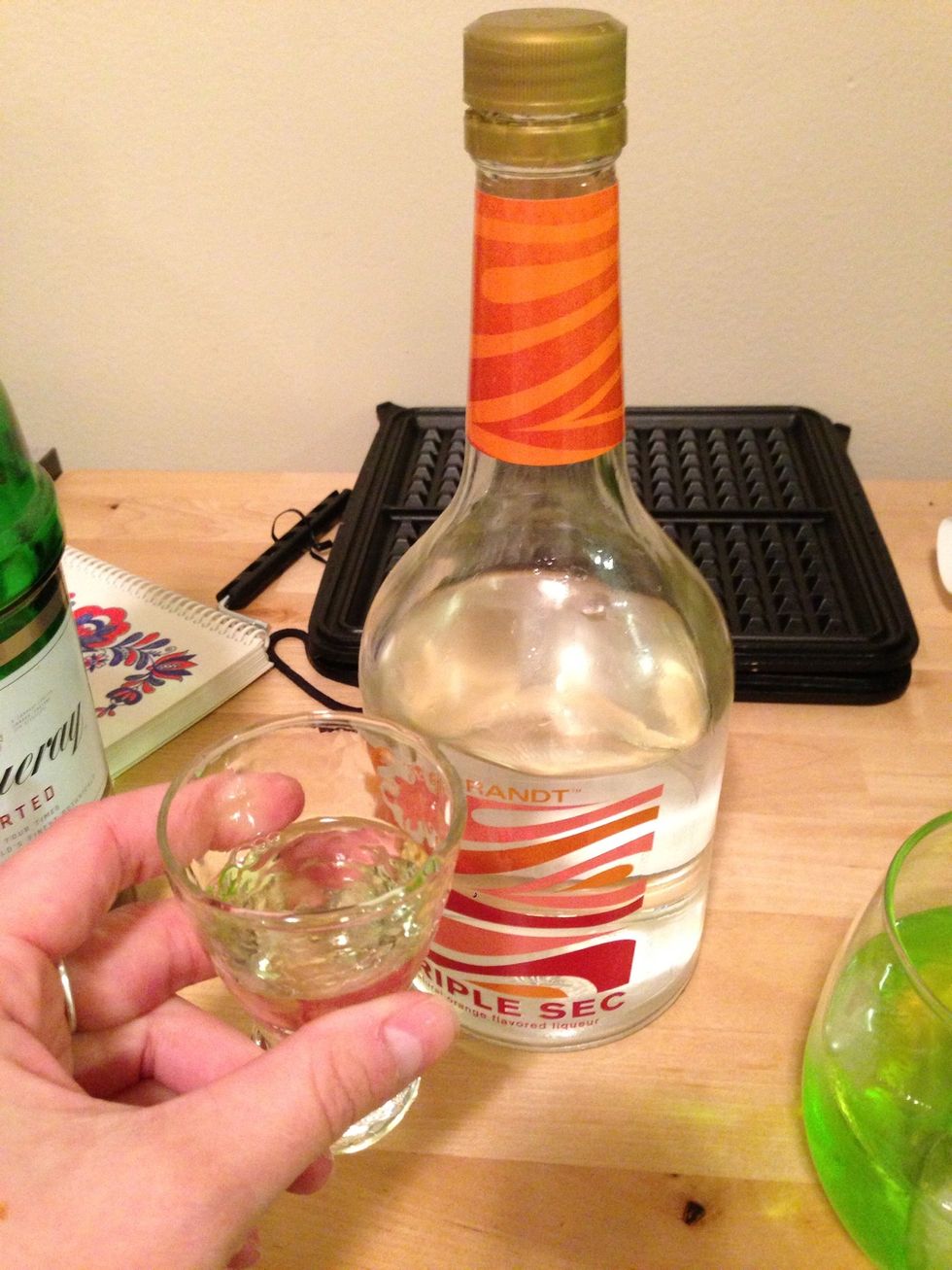 Add 1/2 ounce of triple sec.