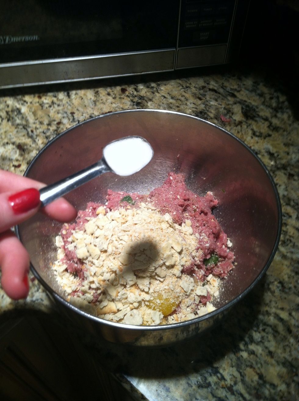 Add 1/2 tablespoon of salt (or however much you prefer)