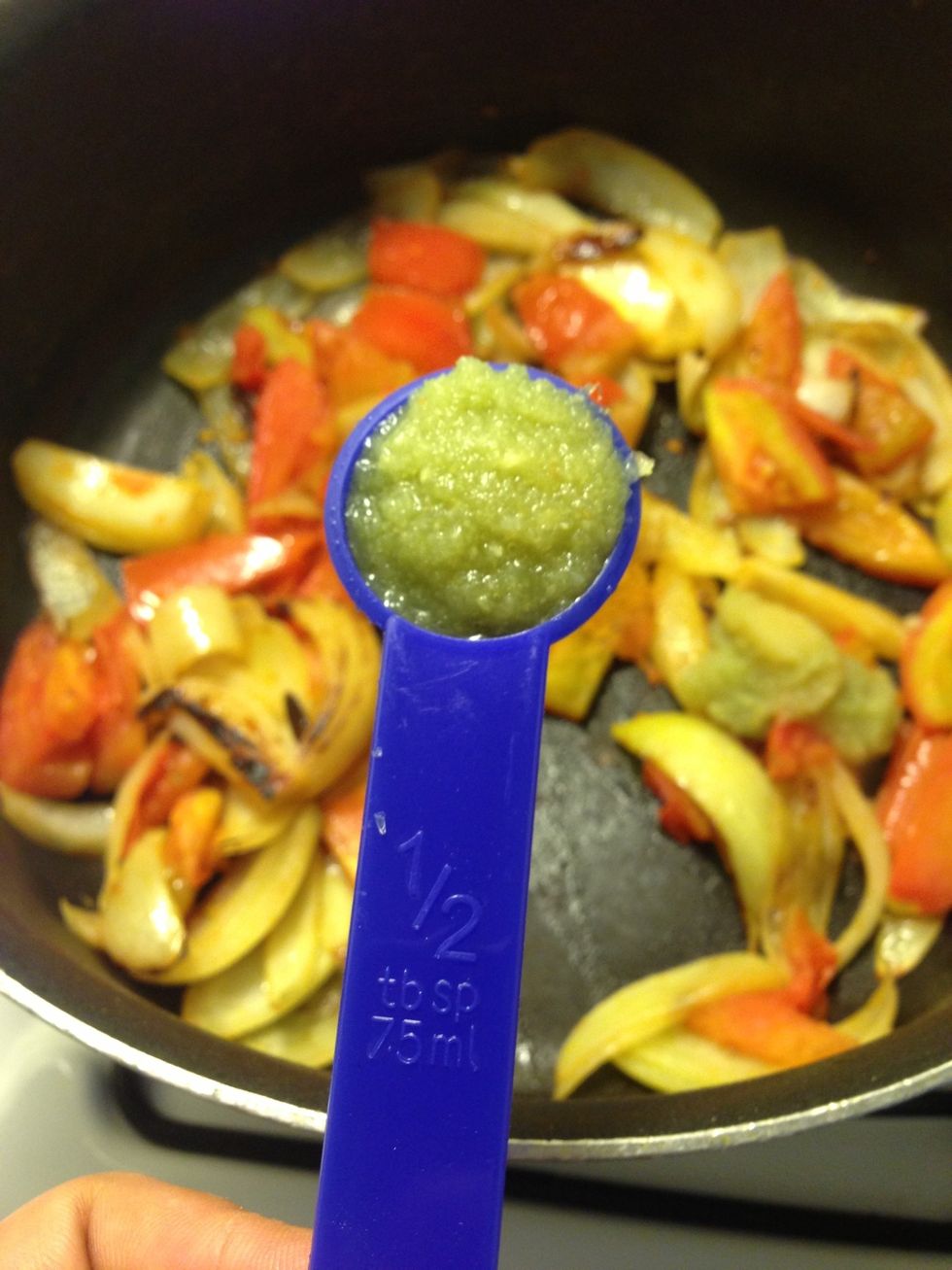 Add 1/2 tb sp garlic