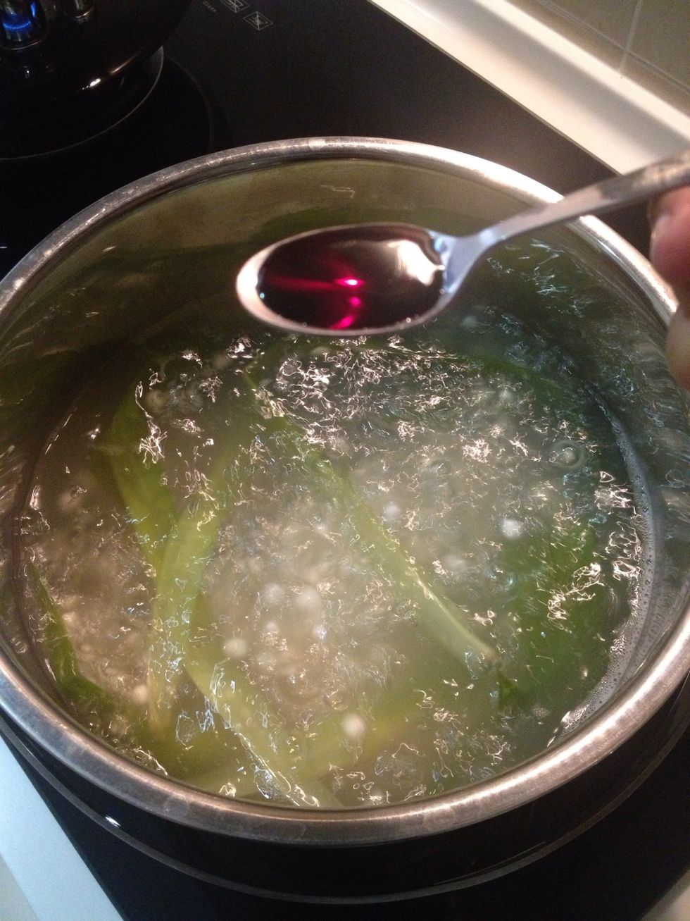 Add 1/2 teaspoon in and mix well. 1 tsp like mine is too much.