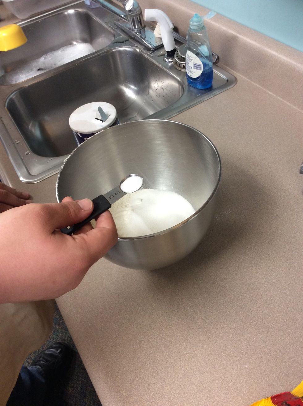 Add 1/2 teaspoon of salt