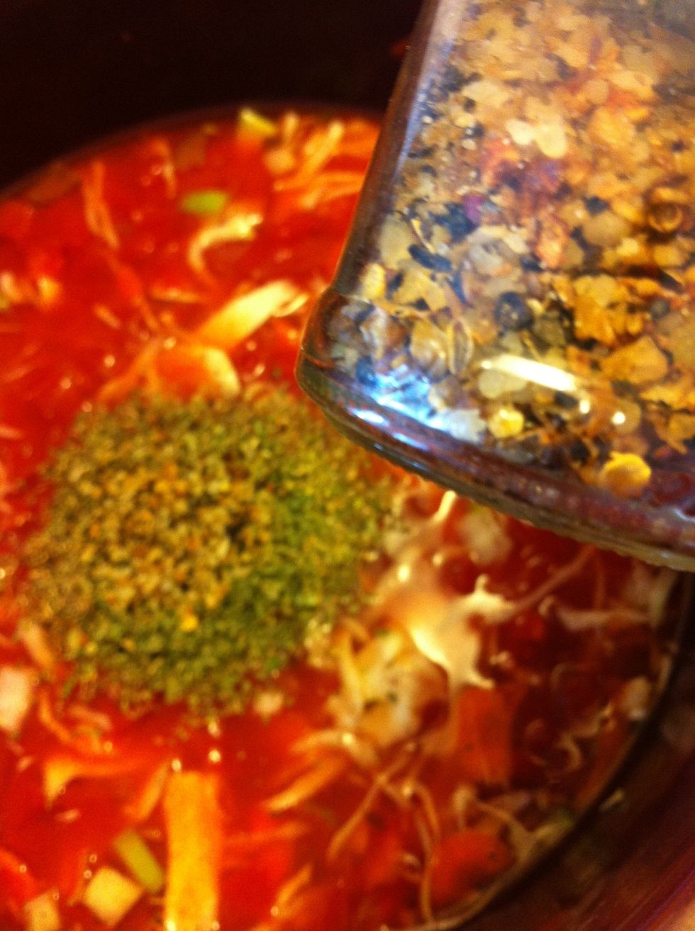 Add 1/2 tsp Montreal steak seasoning.