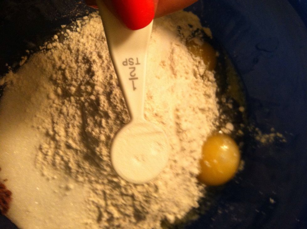 Add 1/2 Tsp of baking powder