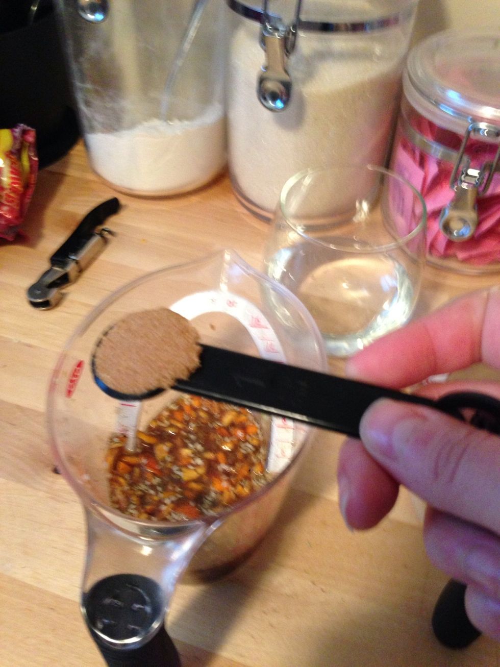 Add 1/2 tsp of brown sugar to the mixture.