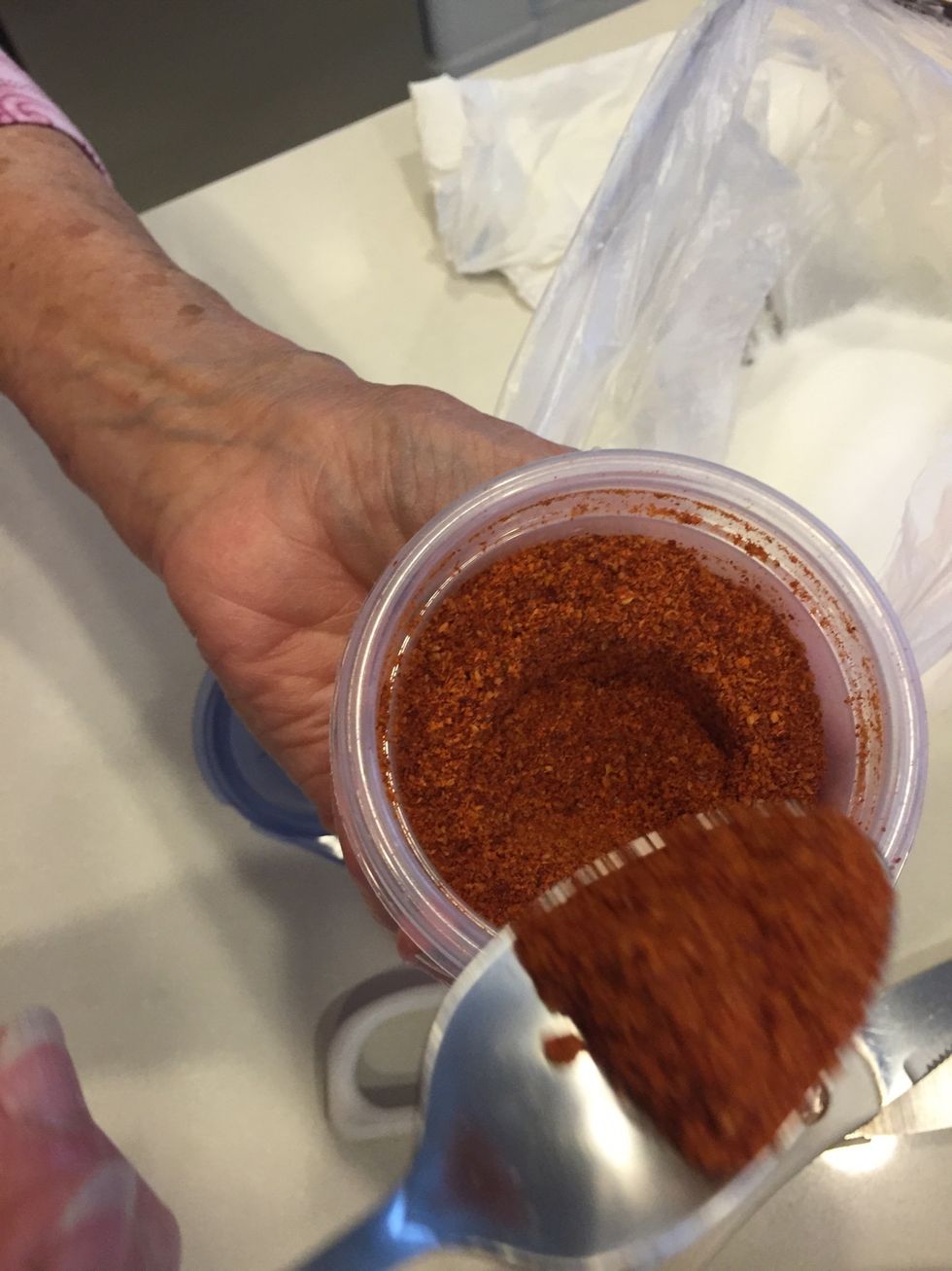 Add 1/2 tsp of dried chili pepper