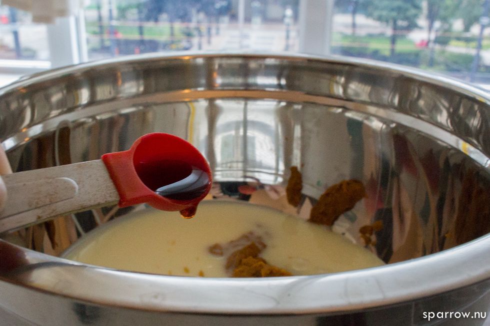 Add 1/2 tsp of vanilla extract