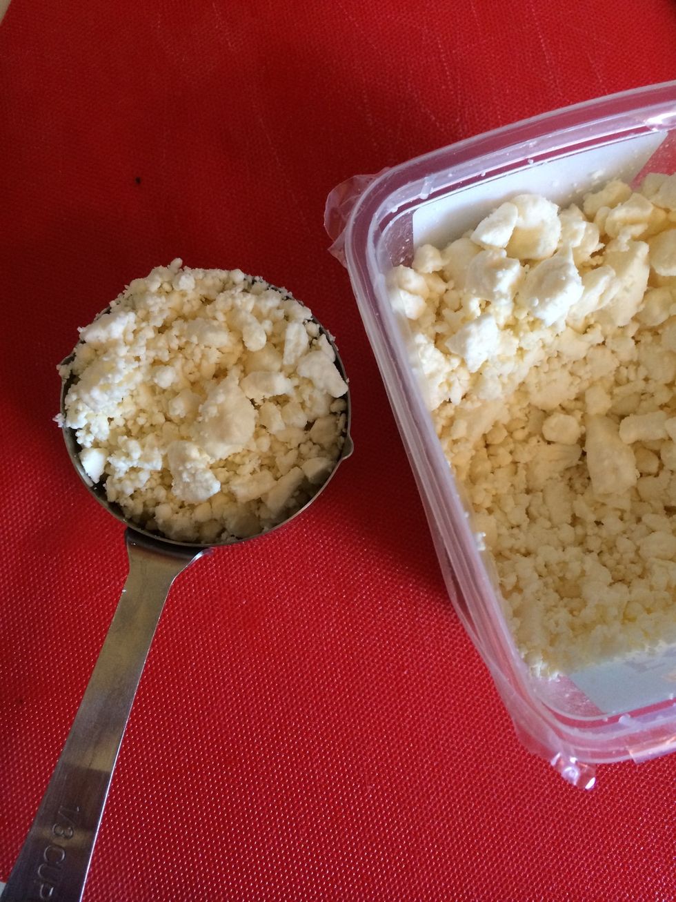 Add 1/3 cup feta cheese