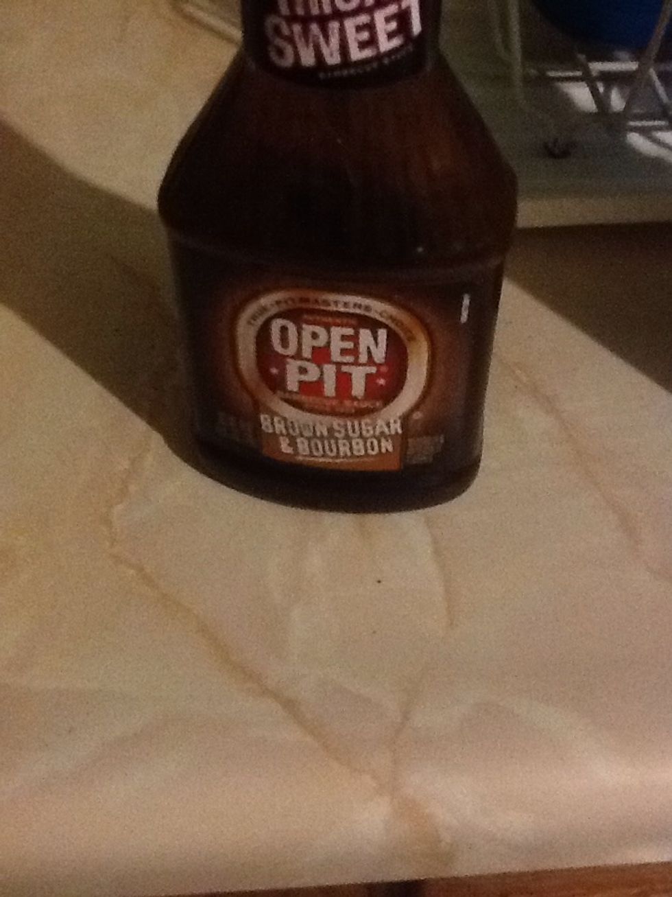 Add 1/3 cup of any bbq sauce of your choice