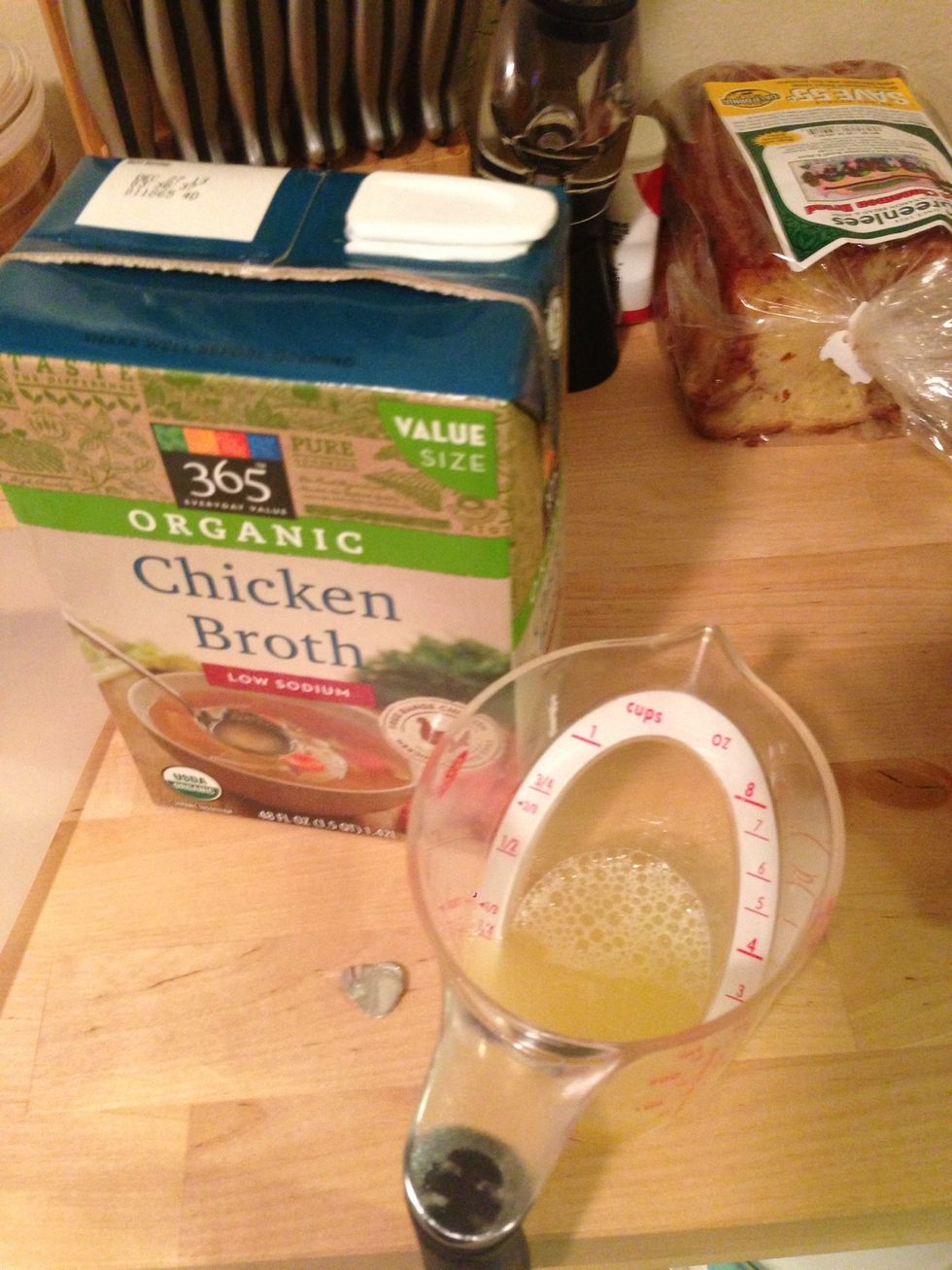 Add 1/3 cup of chicken broth or pineapple juice to the honey mix.