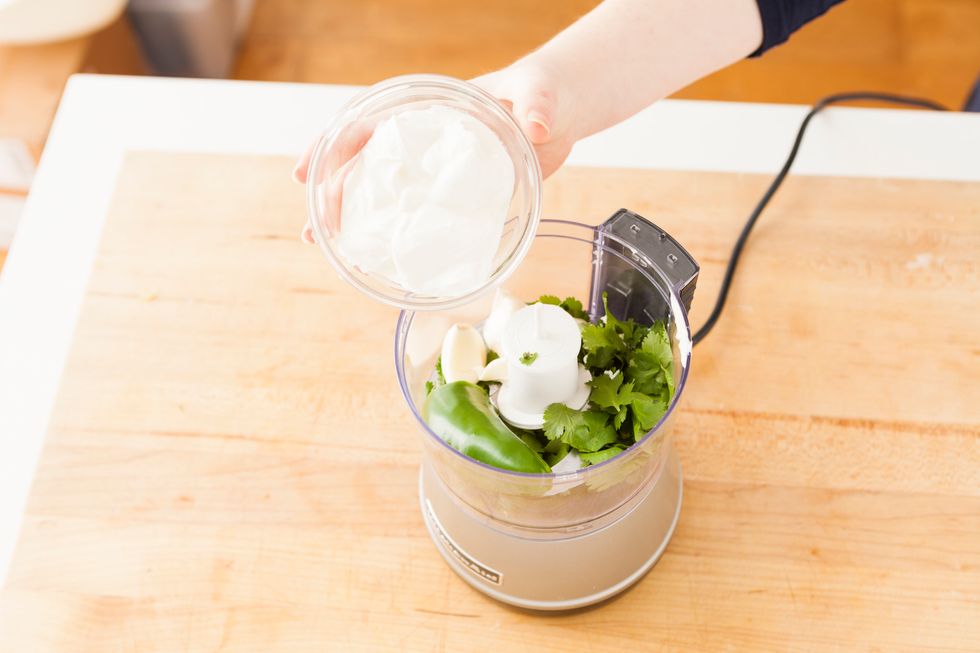 Add 1/3 cup of sour cream.