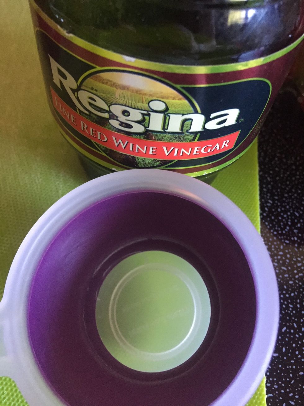 Add 1/4 a cup of red wine vinegar to the mix