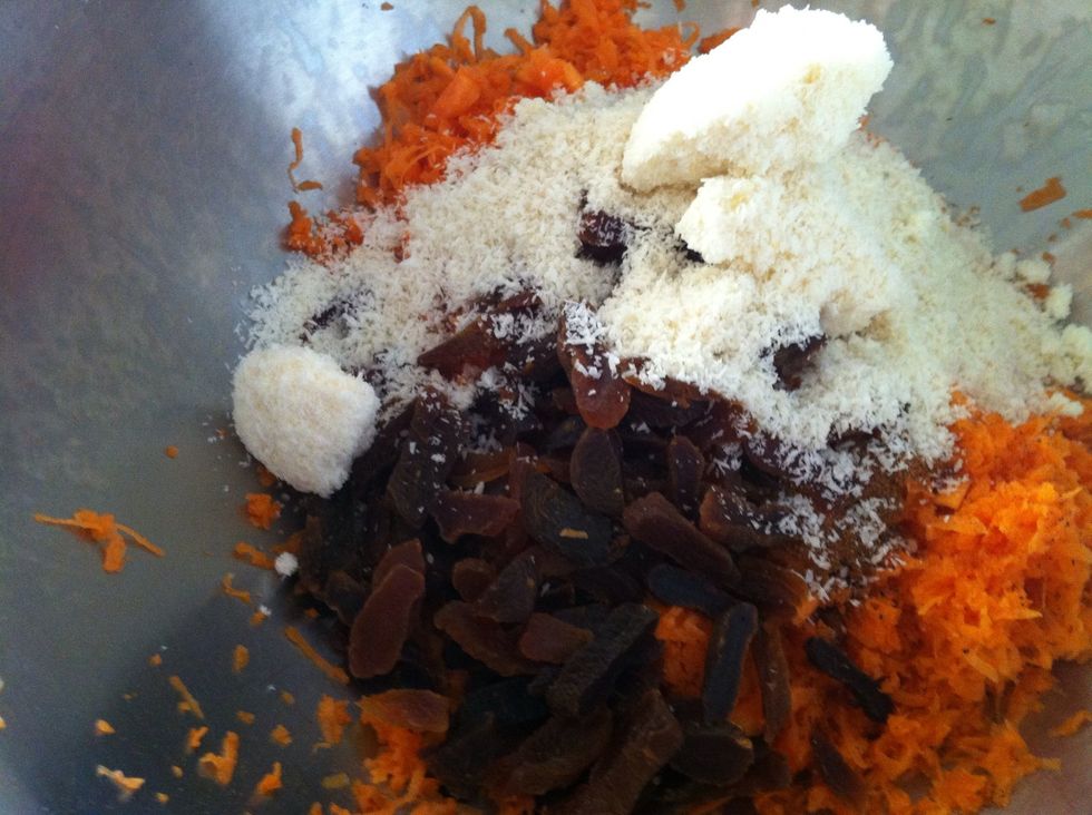 Add 1/4 cup dessicated coconut. If you like you may substitute this with rolled oats.