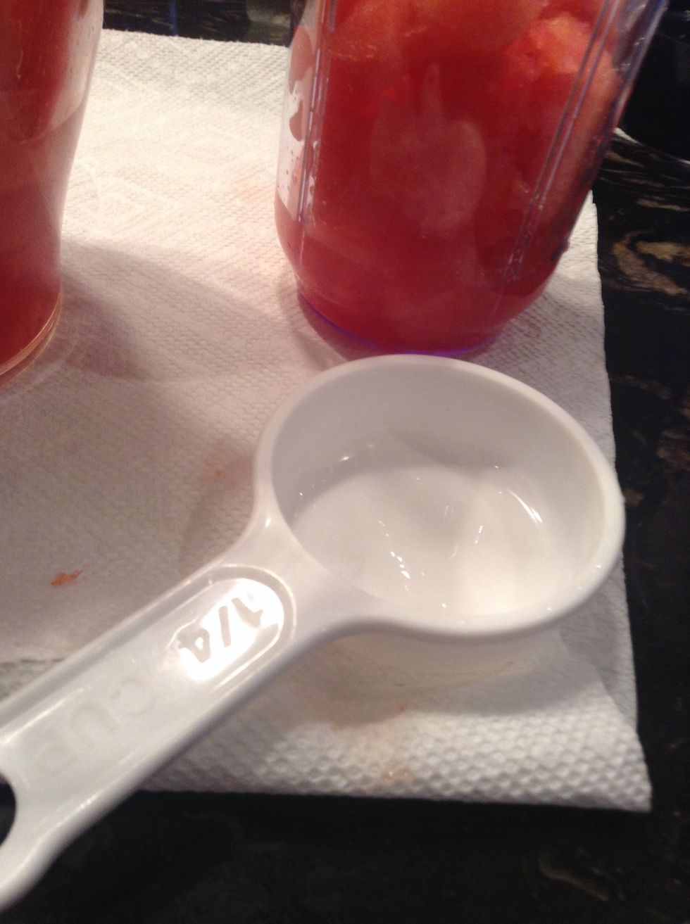 Add 1/4 cup limeade juice drink