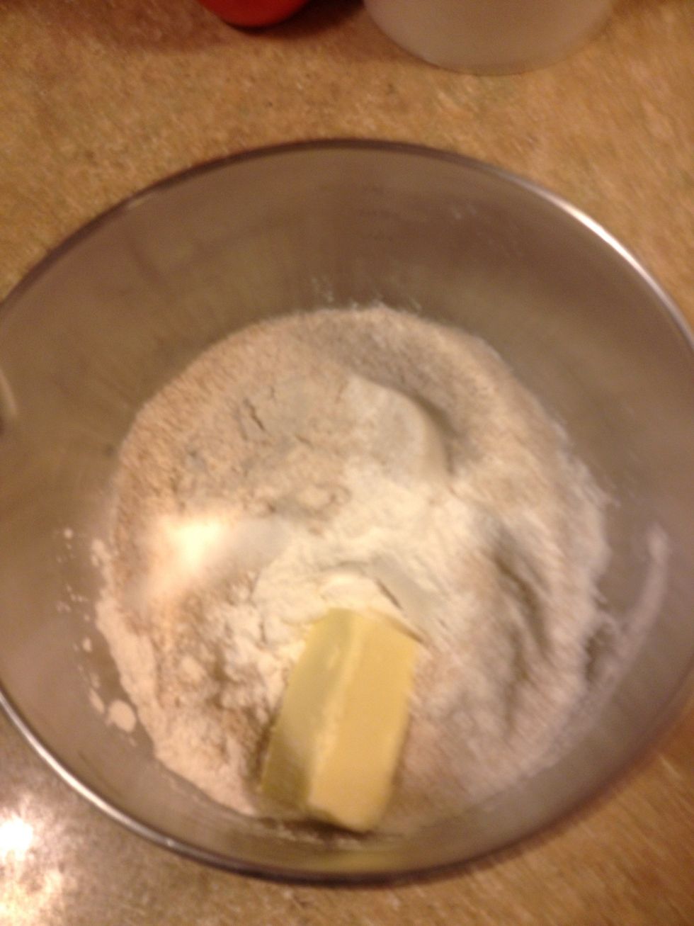Add 1/4 cup of "butter"