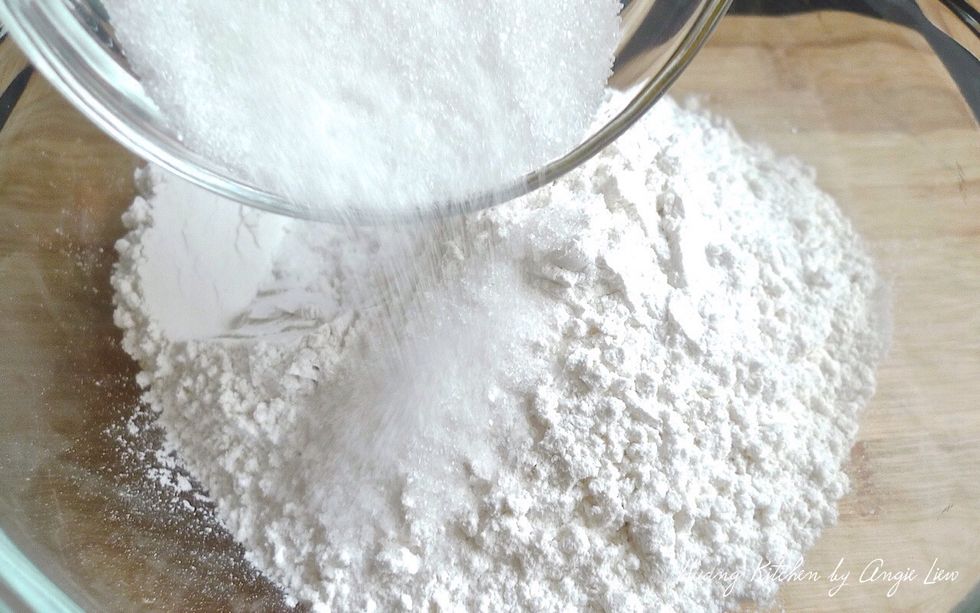 Add 1/4 cup of sugar.