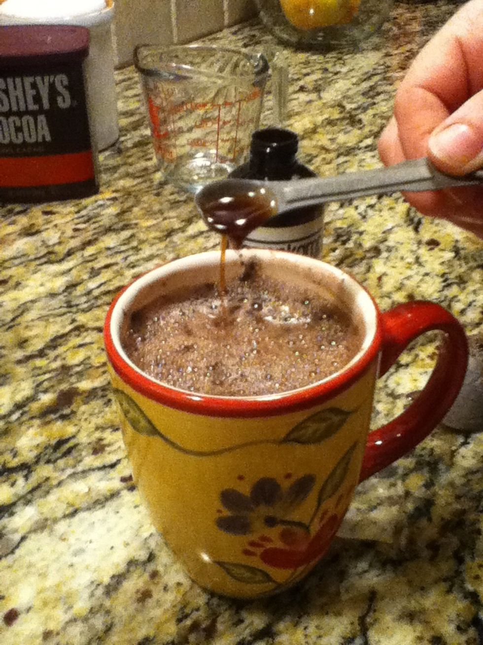 Add 1/4 teaspoon vanilla extract