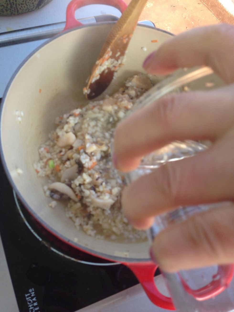 Add 1.5 cup of cold water