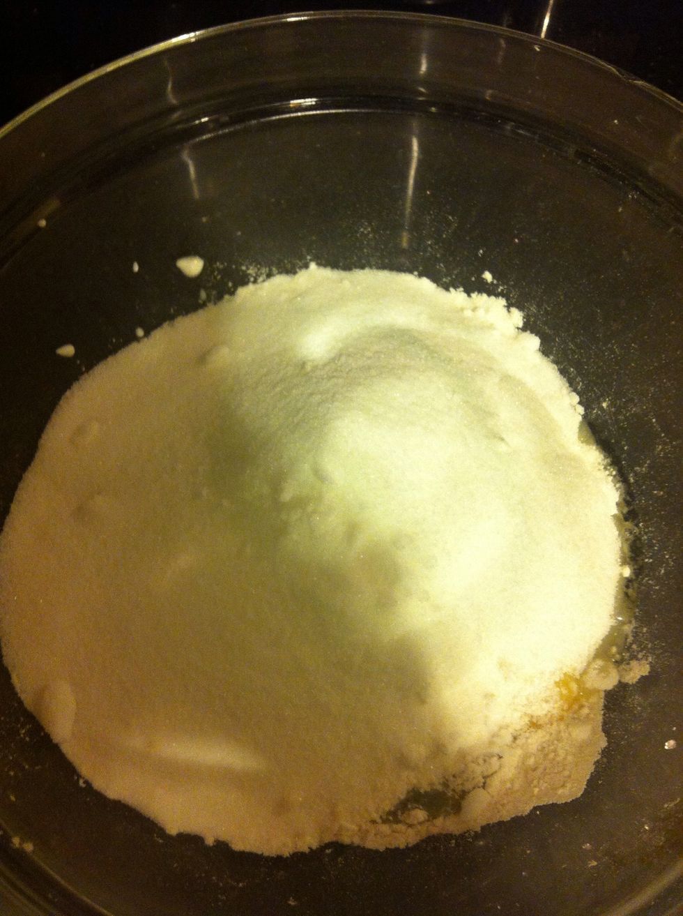 Add 1.5 cups sugar.