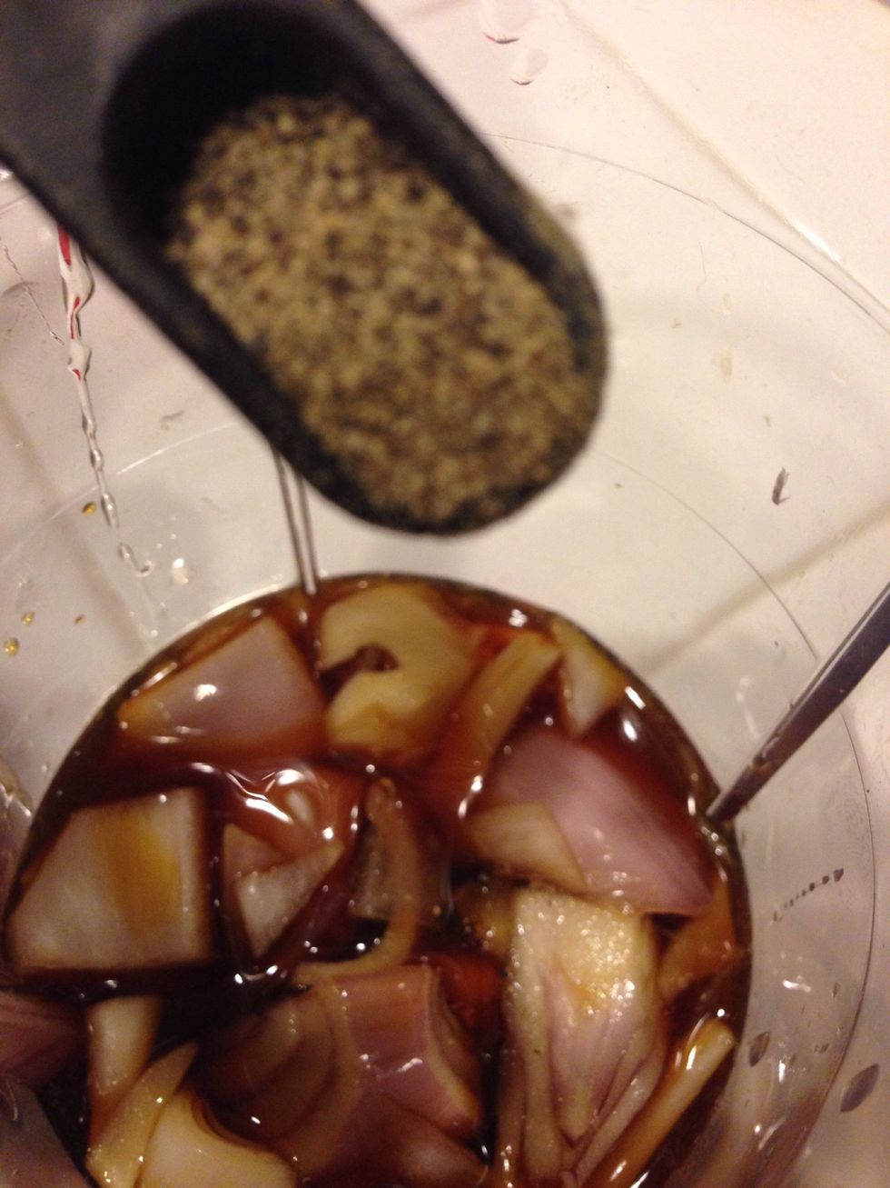 Add 1/8 teaspoon black pepper
