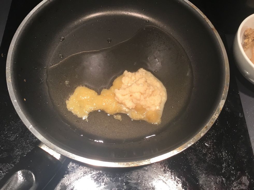 add 1 clove of minced garlic