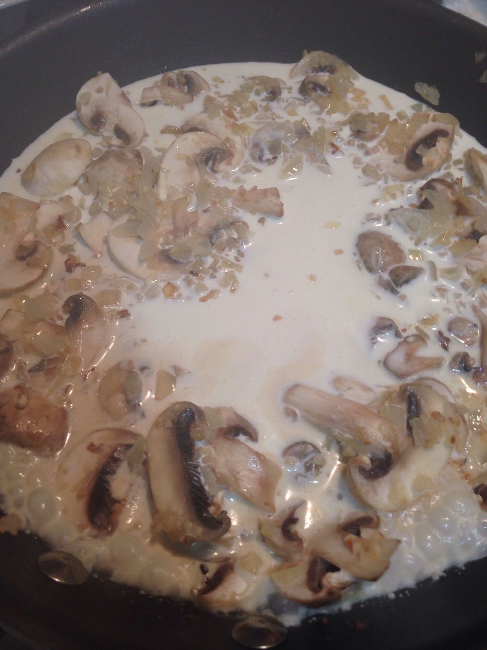 Add 1 cup heavy whipping cream.