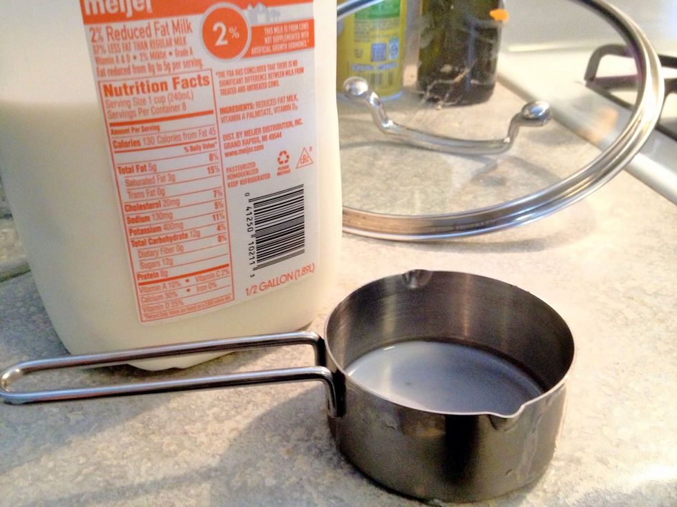 Add 1 cup of milk and simmer for 30 minutes to 2 hours, until ready to serve.