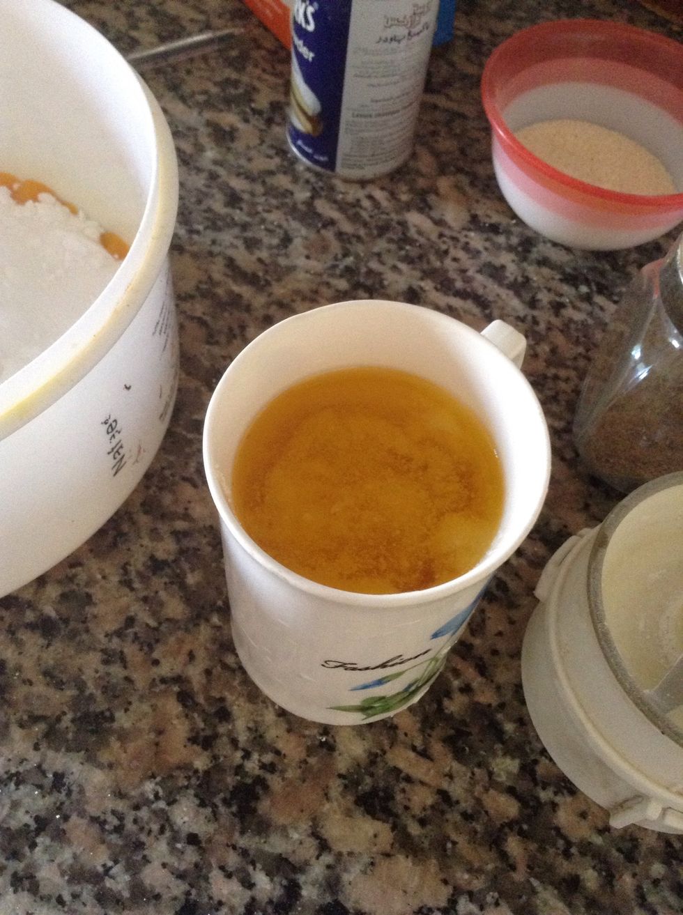 Add 1 cup of original ghee or melted butter