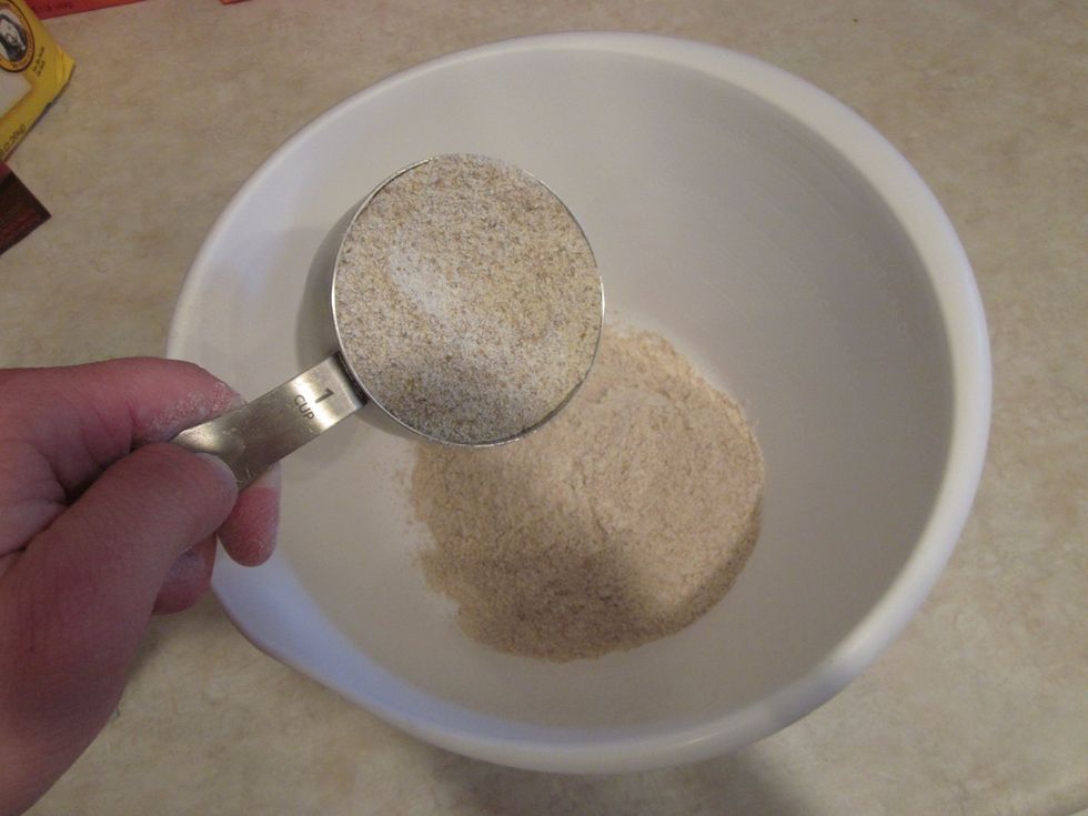 Add 1 Cup of Rye Flour. You could skip this and add more wheat flour instead, but this is my recipe so you'll do it my way. Kidding, rye or wheat flour will work here.