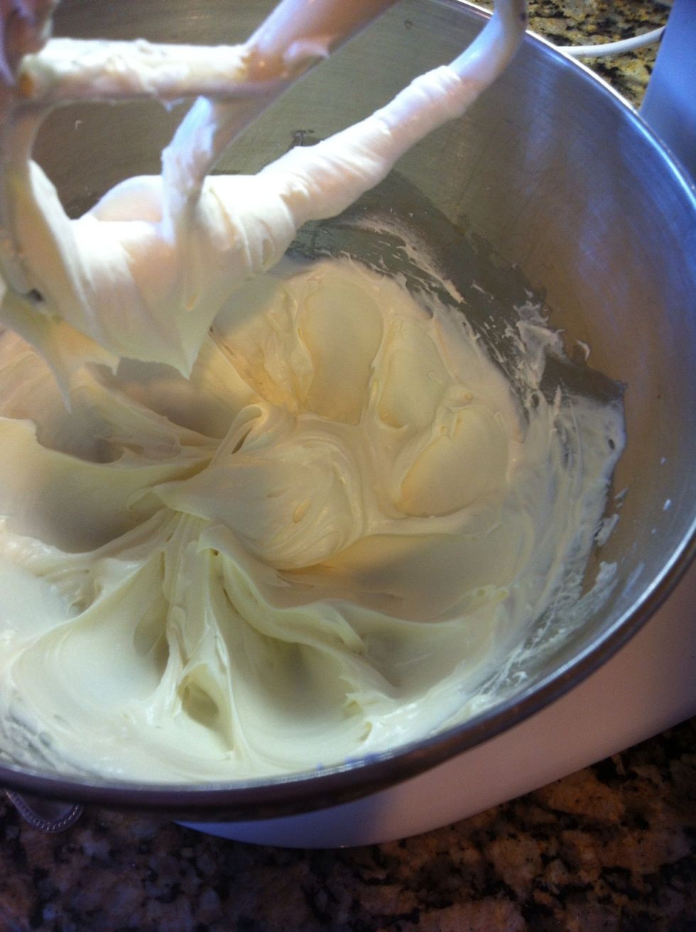 Add 1 cup powdered sugar and beat well.