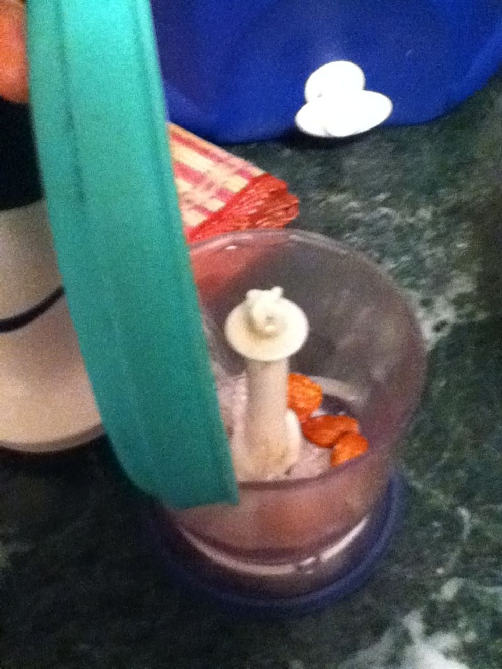 Add 1 large spoon of sugar